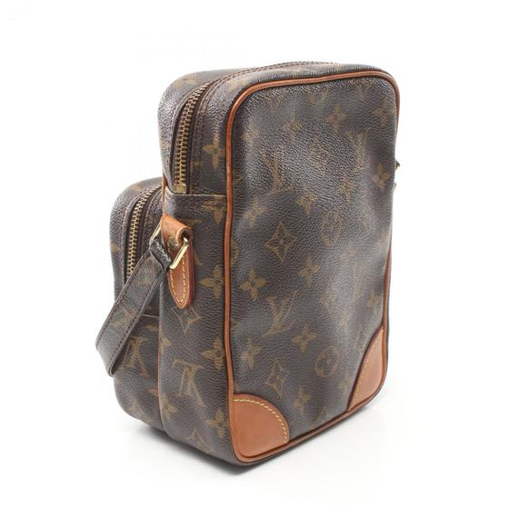LOUIS VUITTON Amazon Shoulder Bag Coated Canvas Leather Monogram Brown M45236 ⭐ - Picture 3 of 11